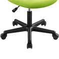 thumbnail image 6 of Alden Design Adjustable Armless Mesh Office Chair for Home Office, Green, 6 of 8