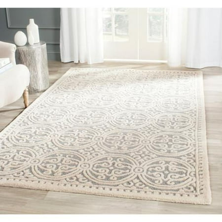 Safavieh Handmade Cambridge Moroccan Silver Ivory Rug 5 X 8 Safavieh Handmade Cambridge Moroccan Silver Ivory Rug 5