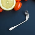 thumbnail image 1 of OULII 1Set Dishwasher Safe Adaptive Utensil Set for Elderly Silver Bent Spoon and Fork, 1 of 8