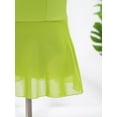 thumbnail image 7 of YONGHS Girls Kids Sleeveless Ballet Leotard Tutu Mesh Skirts Ballerina Team Competition Dancewear Green 7-8, 7 of 7