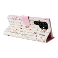 thumbnail image 6 of RFID Blocking Case For Samsung S22 Ultra Wallet Case for Women with Credit Card Holder, Cute Pattern Flower Designed Hand Strap Flip PU Leather Stand for Samsung Galaxy S22 Ultra, Dry Flower World, 6 of 8