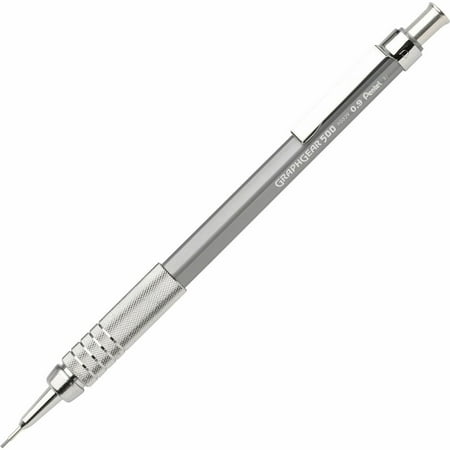 Pentel GraphGear 500 Mechanical Pencils with Z21 Refill Eraser, 0.9mm, HB Lead