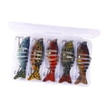 thumbnail image 1 of 5-Piece Trout Fishing Swimbait Kit Realistic Pencil Design with Hooks for Enhanced Freshwater Angling Success and Long-Lasting Performance, 1 of 6