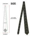 thumbnail image 3 of Gaeub Wasp and Florals Men's Classic Woven Jacquard Necktie Perfect for Weddings & Parties, 3 of 7