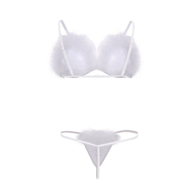 Gibobby Lenceria mujer sexy Lenceria Sexy para Mujer Ropa Interior Sensual de una Pieza Erotica de Encaje con Cuello V Pijama Tirantes(Blanco, CH)