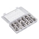 thumbnail image 4 of Juego De Tuercas Cónicas, Resistencia Al Desgaste 4 Tipos 100 Piezas Tuerca Cónica De Implosión Moleteada 6 Mm 8 Mm 10 Mm 12 Mm Acero Inoxidable 304 Para Uso Marino, 4 of 7