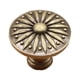 thumbnail image 4 of Tirador de cajón con diseño de flores, manijas de puerta de latón antiguo, manija de muebles de gabinete, 4 Uds., 4 of 5
