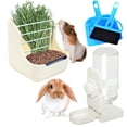 thumbnail image 1 of Juego de comederos y botellas de agua HERCOCCI Rabbit Heno Food Bin, 500 ml, 1 of 7