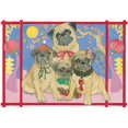 thumbnail image 1 of Pipsqueak Productions C856 Pug Cartes en Boîte de Vacances, 1 of 2