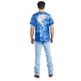 thumbnail image 2 of Realtree Fishing Bass Master Performance Ocean Blue Short Sleeve Shirt, Size L, 2 of 9