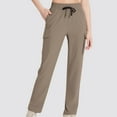 thumbnail image 2 of Womens Sweatpants Joggers Wide Leg Sweatpants Womens Fleece High Waist Joggers with Pockets Relaxed Fit Lounge Pants Comfy Baggy Drawstring Yoga Pants Petite Sweatpants for Women, 2 of 5