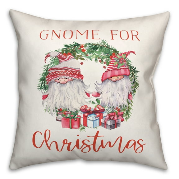 Creative Products Gnome For Christmas 18 x 18 Indoor / Outdoor Pillow