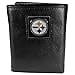 thumbnail image 3 of NFL Pittsburgh Steelers Leather Tri-fold Wallet, 3 of 4