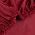 thumbnail image 6 of TOPCHANCES Wingback Armchair Slipcovers, Stretch Velvet Wing Chair Cover (Wine Red), 6 of 6