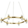 thumbnail image 4 of Kichler Elan Arabella 26 1/2" Wide Gold 12-Light LED Crystal Pendant, 4 of 4