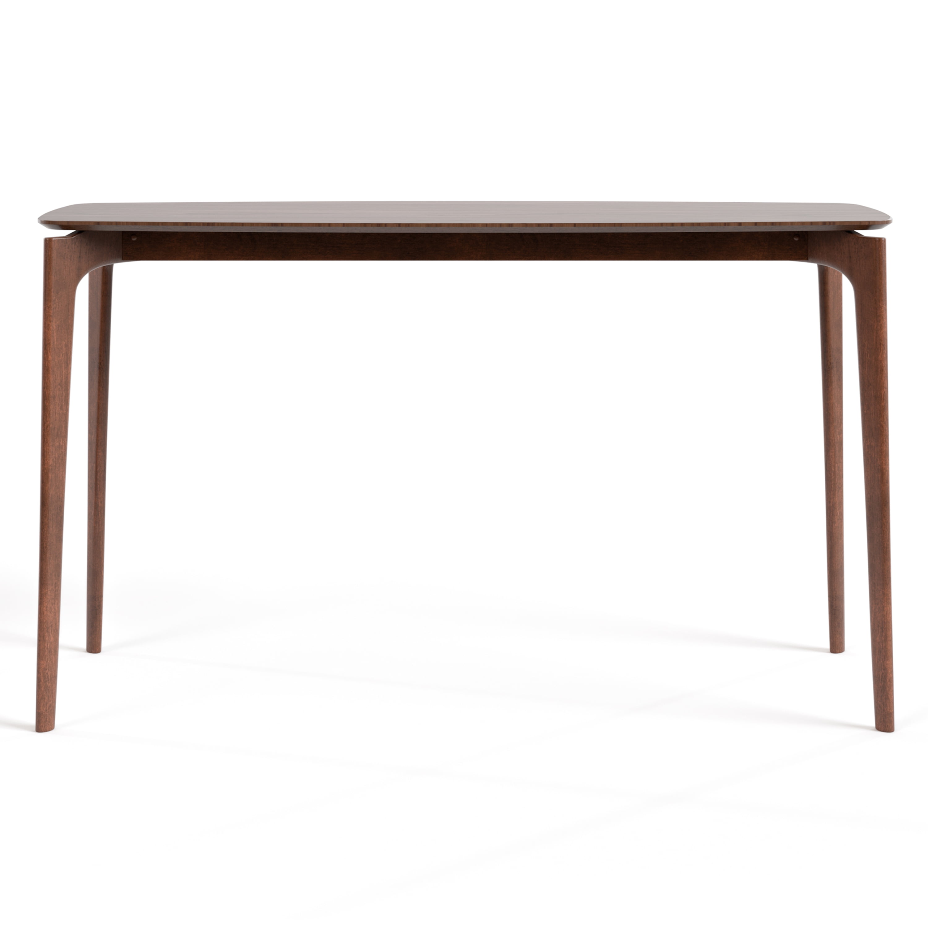 Furniture of America Erik 59" Rectangle Counter Height Dining Table, Walnut