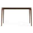 thumbnail image 3 of Furniture of America Erik 59" Rectangle Counter Height Dining Table, Walnut, 3 of 11
