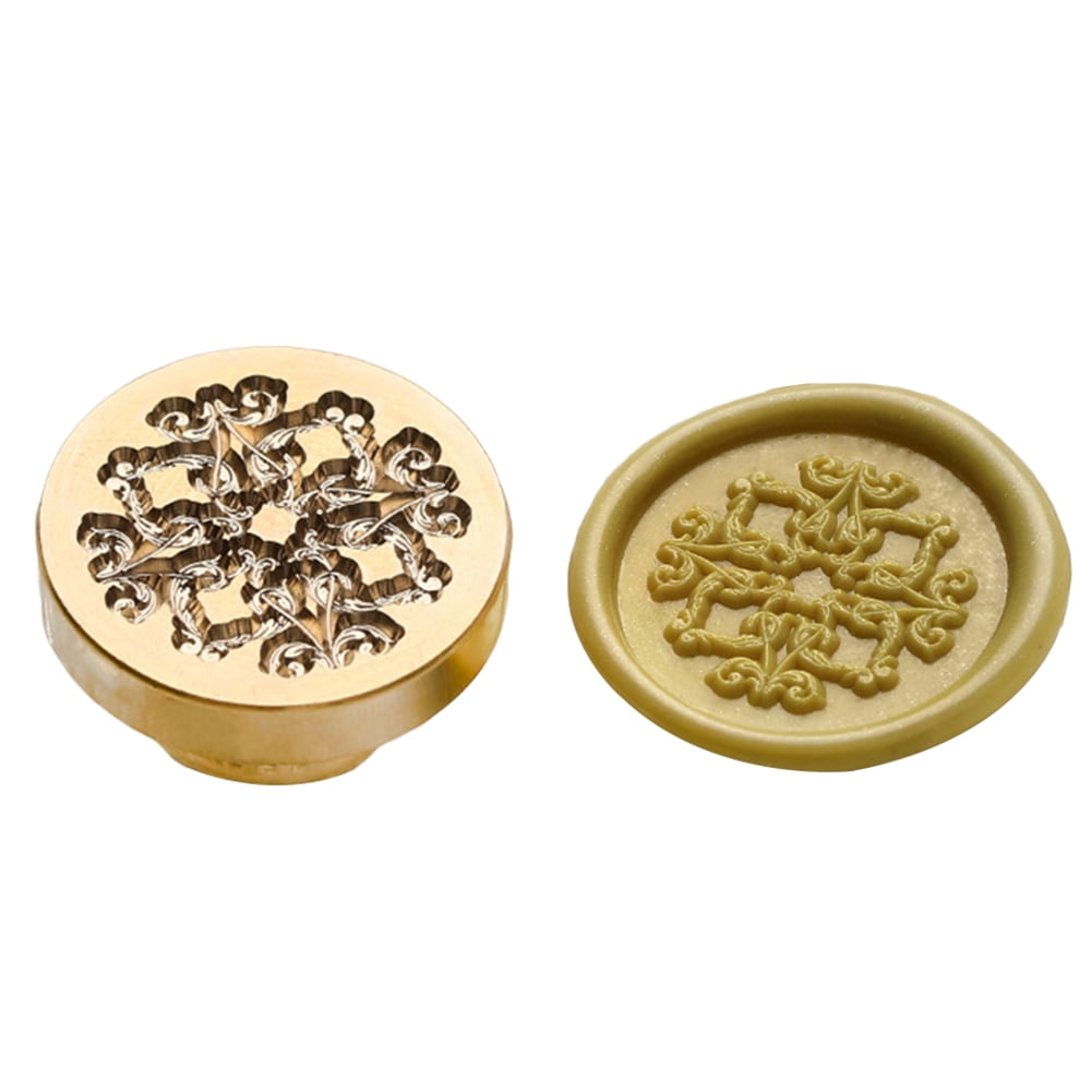 HZEWLS Plant Series Stamp Head 3D Relief Copper Head for Wedding Card