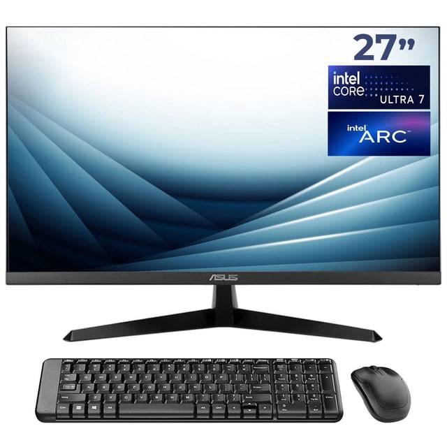 Computadora Escritorio Mini PC ASUS NUC 14 PRO Intel Ultra 7 155H 16GB SSD 1TB Monitor 27 120Hz WiFi estudio y multitarea