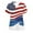 Scrubs-A2Multicolor, variant on Gamivast Scrubs for Women American Flag Print V-Neck Short Sleeve Nursing Scrubs Breathable Quick-Dry Usa Scrub Shirts Trendy Fit Healthcare Uniform