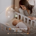 thumbnail image 5 of Dreamegg Infant Sound Machine with Night Light, Portable Baby Sleep Soother, Green, 5 of 7