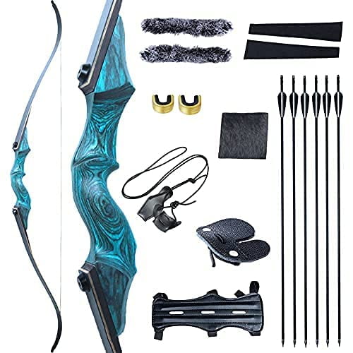 OBTOUTDOOR Original Black Hunter Takedown Longbow Limbs Only Replacement Right Hand 25-60lbs 