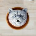 thumbnail image 4 of Quemador de incienso, adornos de escritorio, accesorios, regalos hechos a mano, porta incienso de reflujo Leopardo Moho Gris, 4 of 9