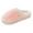 Pink, variant on Gvdentm Women’S Slippers Womens Slipper with Memory Foam Fluffy Soft Warm Slip On House Slippers Anti-Skid Cozy Plush for Indoor Outdoor(White,6)