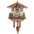 thumbnail image 1 of SHISUYAN Cuckoo Clock Wall Clock Handcrafted Traditional Clock Retro Bird House Clock, 1 of 8