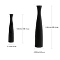 thumbnail image 3 of 2Pcs White Black Floor Vase, Modern Matte Skinny Long Decorative Vase for Pampas Grass, Minimalist Flower Vase for Living Room, Entryway, Office Decor, Contemporary Home Centerpiece (White), 3 of 5