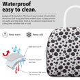 thumbnail image 3 of Insulated Lunch Bag for Women, Floral Print Oxford Fabric Lunch Box, Leakproof Thermal Cooler Tote for Work, School & Picnic, Leopard Animal Print, 3 of 5