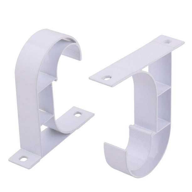 ceiling mounted curtain rod brackets
