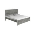 thumbnail image 5 of Camaflexi Hampton Solid Wood Queen Size Bed, Queen Bed Frame with Headboard, Granite Grey Finish, 5 of 6