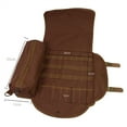 thumbnail image 5 of Trousse de Barman avec Ensemble de Shaker à Cocktail - Toile Cirée, Trousse d'Outils de Bar de Voyage - Trousse de Barman de Mixologie de Voyage - Rouleau de Bar Mobile avec Sangle et Accessoires (Sans Outils Inclus, Trousse Unique), 5 of 5