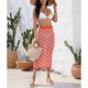 thumbnail image 4 of Las mujeres ahuecan hacia fuera la falda de la cubierta de la playa ver a través de la falda larga del ganchillo del bodycon de la cintura alta para el bikini, 4 of 8