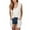 White, variant on Lightweight Cardigans for Women Lightweight for Casual Soft Sleeveless Solid Knit Pockets Draped Duster Open Front Cardigan