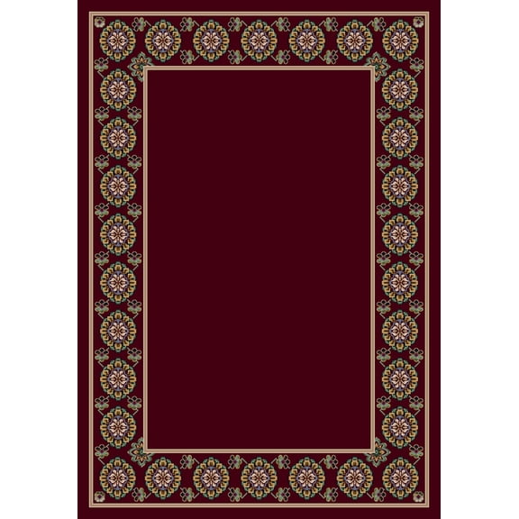 Milliken Design Center Area Rug KABUL GARNET Kabul Garnet Rings Bulbs 2' 4" x 15' 6" Runner