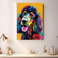 thumbnail image 4 of Irish Water Spaniel Dog Canvas Wall Art Poster Prints Colorful Pop Animal Art Wall Decor Dog Picture Artwork Pet Dog Painting Poster for Home Bedroom Living Room Decoration Framed, 4 of 6