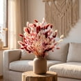thumbnail image 2 of 60 Pcs Fall Dried Flower Bouquet,17.72 Inch Natural Dried Pampas Grass Fall Flower Bouquets for Autumn Vase Filler | Fall Decorations Bunny Tail Grass for Table Wedding Decor, 2 of 7