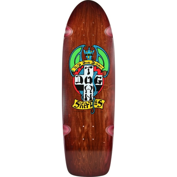 Dogtown Skateboards OG Rider Reddog Brown Stain Old School Skateboard