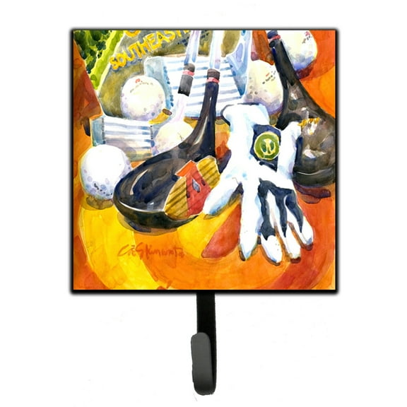Carolines Treasures 6070SH4 Golf Clubs Ball and Glove Leash or Key Holder 7Hx4.25W multicolor