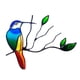 thumbnail image 2 of Paquete de 2 colibrí en , pegatina de pared, calcomanías de Gloria etiqueta de la ventana, 2 of 8