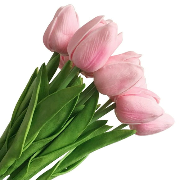 Binwennn Carnation Flowers Coral Roses Flowers Wooden Bouquet of Flowers 5 Flowers Flowers Home Model Room Decoration Wedding Hotel Decoration Flowers