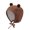 Brown, variant on Kids Summer Travel Essentials Clothing Accessories Beanie Hats for Girls and Boys Baby Cute Tethered Hat Cold Warm Ball Ear Children's Thicken Fleece Cap