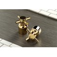 thumbnail image 2 of Kingston Brass KBX8142DX Robinet de Baignoire et Douche Moderne à 2 Poignées - Laiton Poli, 2 of 3
