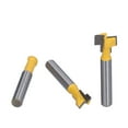 thumbnail image 6 of Router Bit Set, Keyhole Router Bits Set 1/4 Router Bit Set T Track Router Bit Router Bit Slot Cutter Router Bit  For Ood Hex  T-Track Slotting For Wood, 6 of 7