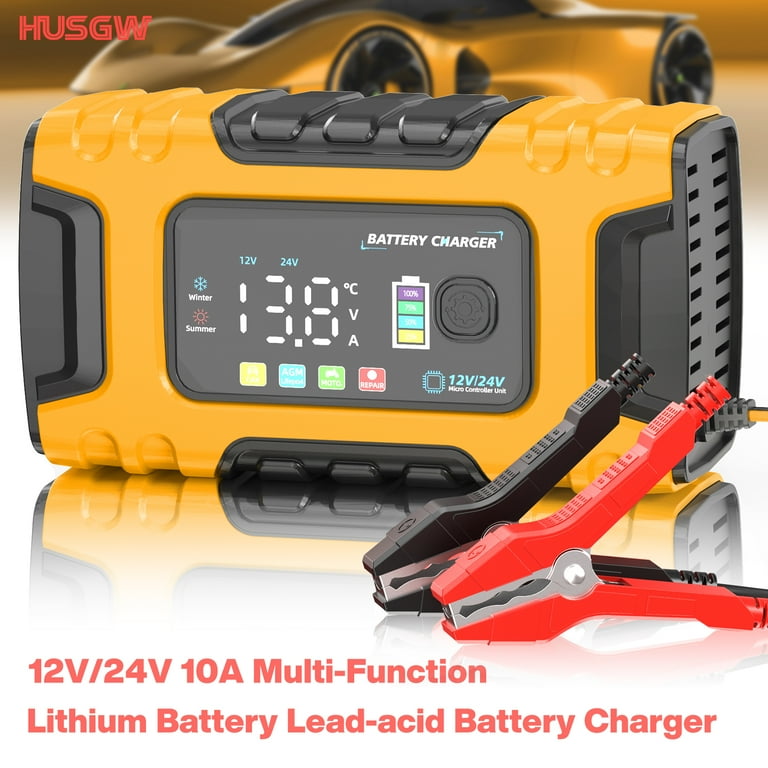 Car battery charger colours discount