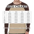 thumbnail image 5 of Huankd Men's Long Sleeve Shirt Fall Crewneck Color Block Loose Fit T Shirts Casual Pullover Tees Dark Gray 4XL, 5 of 5