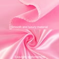thumbnail image 2 of Organictune 12 Pack Silky Satin King Pillowcases for Hair and Skin, Super Soft and Cooling Pillow Cases with Envelope Closure, 20x36 Inches, Pink, 2 of 5