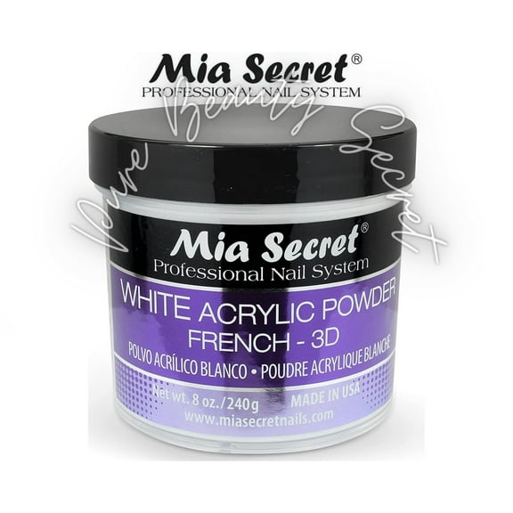 Mia Secret Acrylic Powder White 8 oz (PL450W)